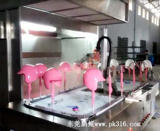 头盔喷涂生产线