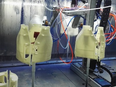 溜溜车外壳联动环形线喷涂设备 溜溜车外壳联动环形线喷涂设备