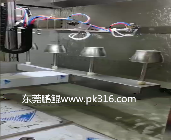 不锈钢水壶喷漆设备