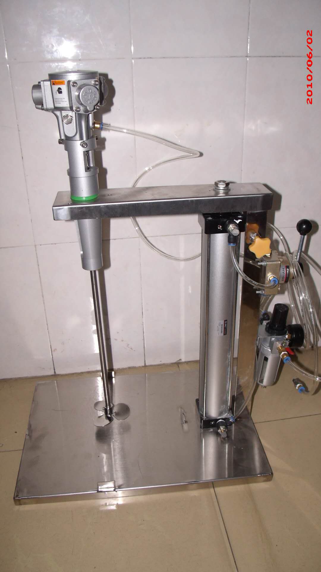 20L气动升降搅拌机 20L气动升降搅拌机