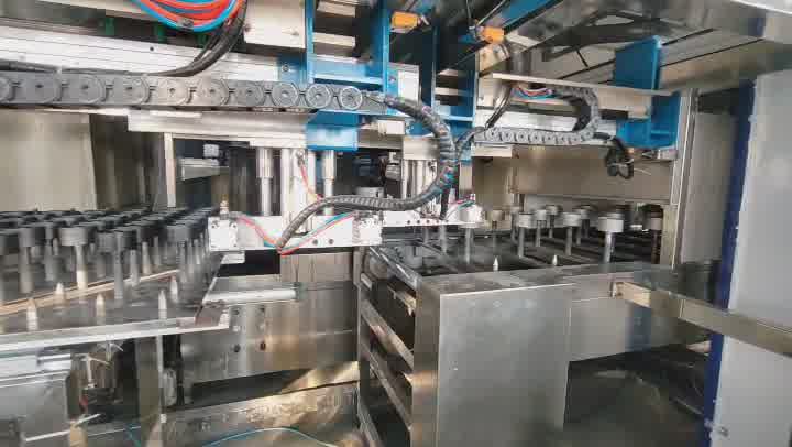 五金泵喷砂轮毂自动上下料喷烤一体流水线 五金泵喷砂轮毂自动上下料喷烤一体流水线